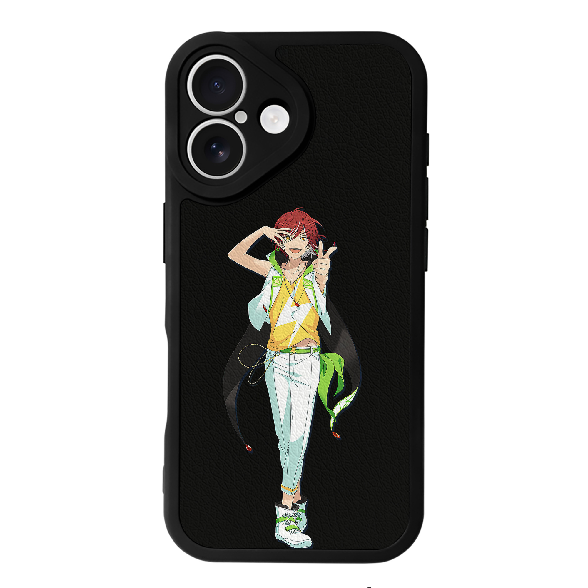 （画像用） あんさんぶるスターズ! Ensemble Stars 【iPhone 16シリーズ対応】シリコンスマホケース（レザー調） 材質：シリコン